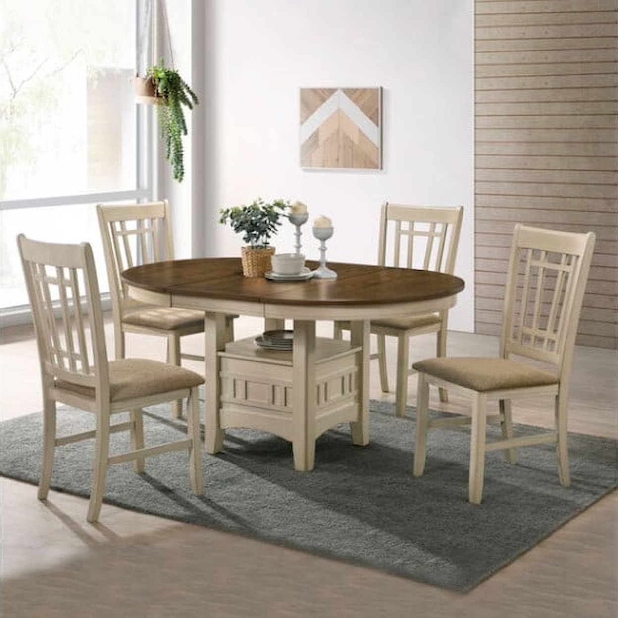 Intercon Mission Casuals Lattice Back Dining Chair