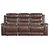 Homelegance Furniture Putnam Power Double Reclining Sofa