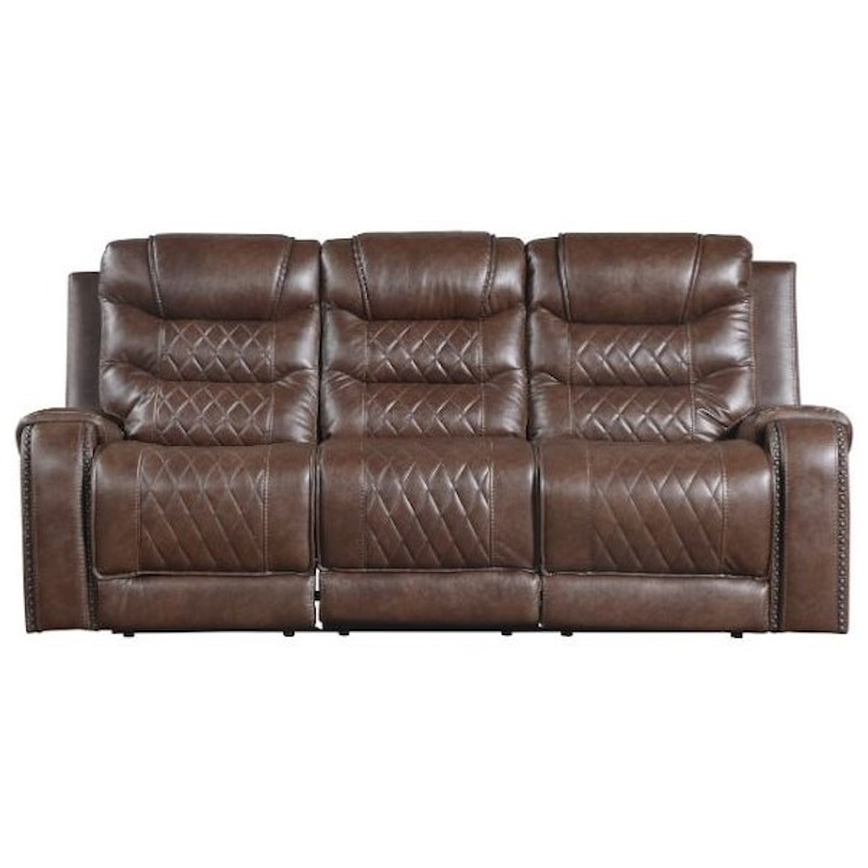 Homelegance Furniture Putnam Power Double Reclining Sofa