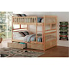 Homelegance Bartly Full Over Full Storage Bunk Bed