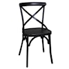 Liberty Furniture Vintage Series X-Back Dining Side Chair