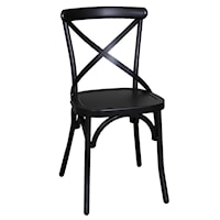 Farmhouse X-Back Dining Side Chair