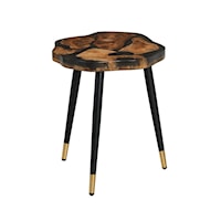 Contemporary Acrylic Root Accent Table