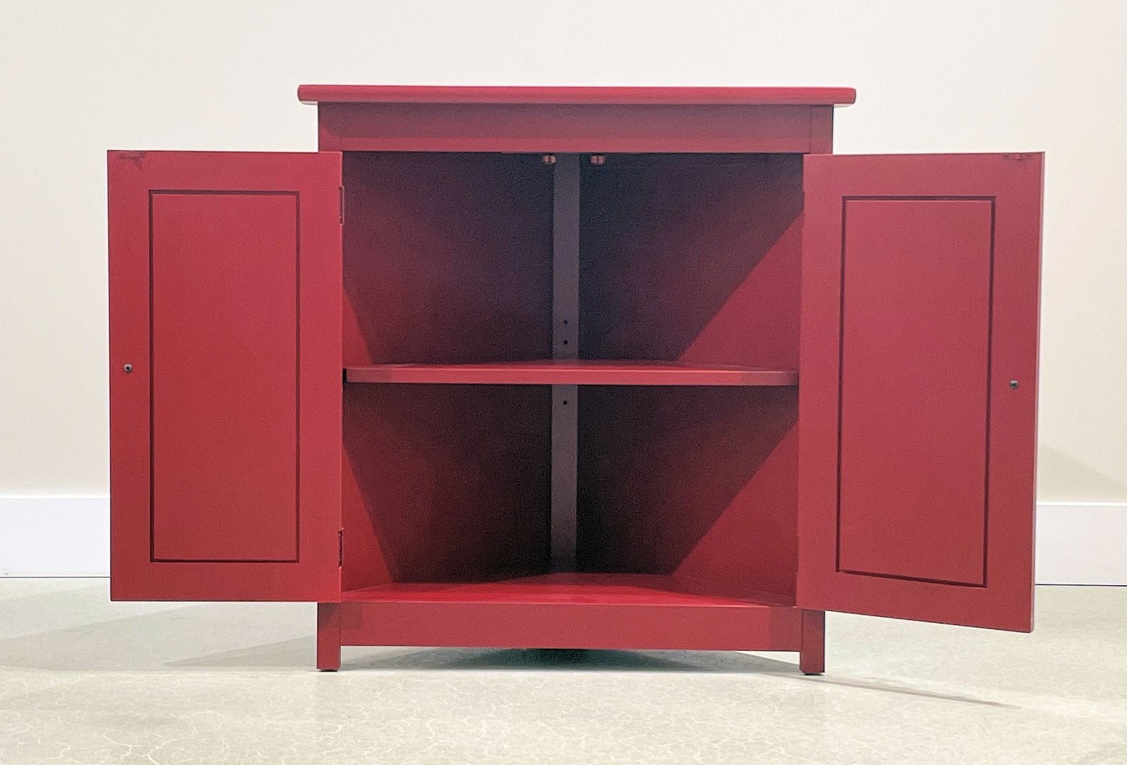 Corner Cabinet w/Two Interior Shelves