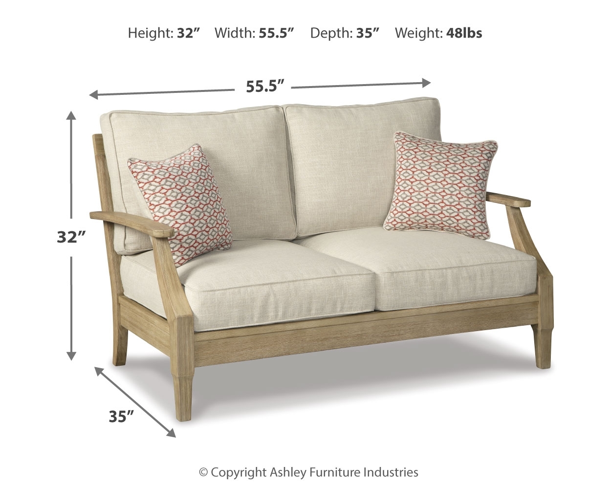 Loveseat W/Cushion