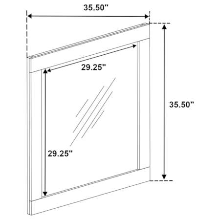 Caraway Dresser Mirror