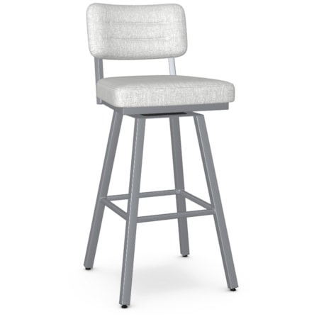 Upholstered Swivel Bar Stool