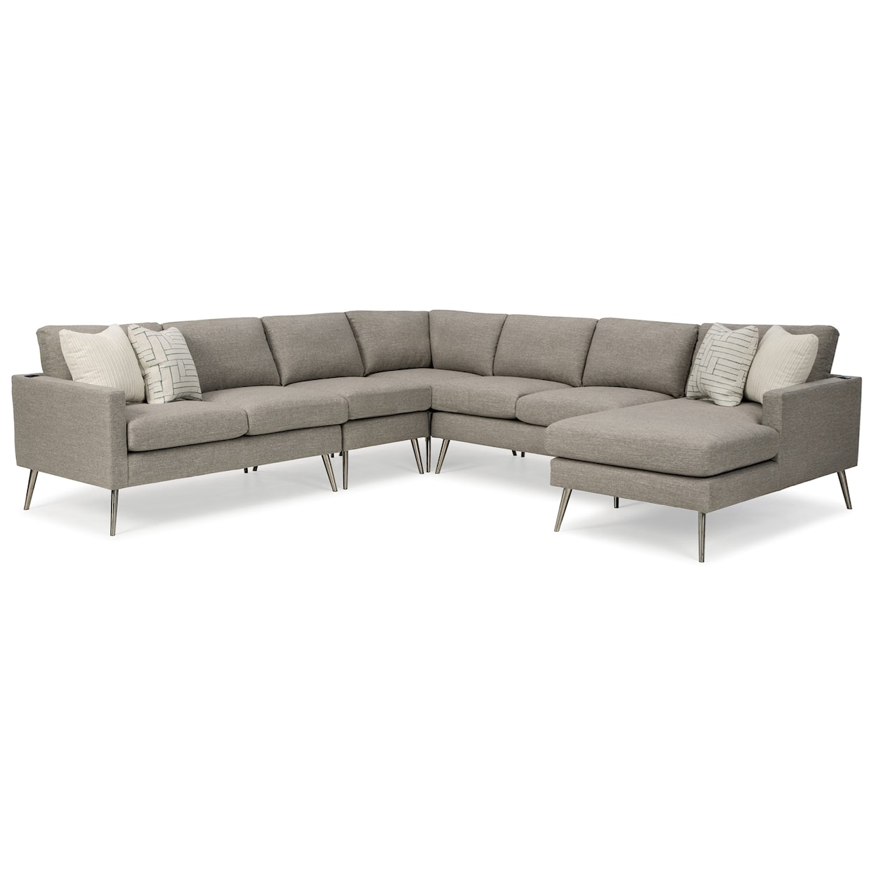 Best Home Furnishings Trafton 6-Seat Sectional Sofa w/ RAF Chaise