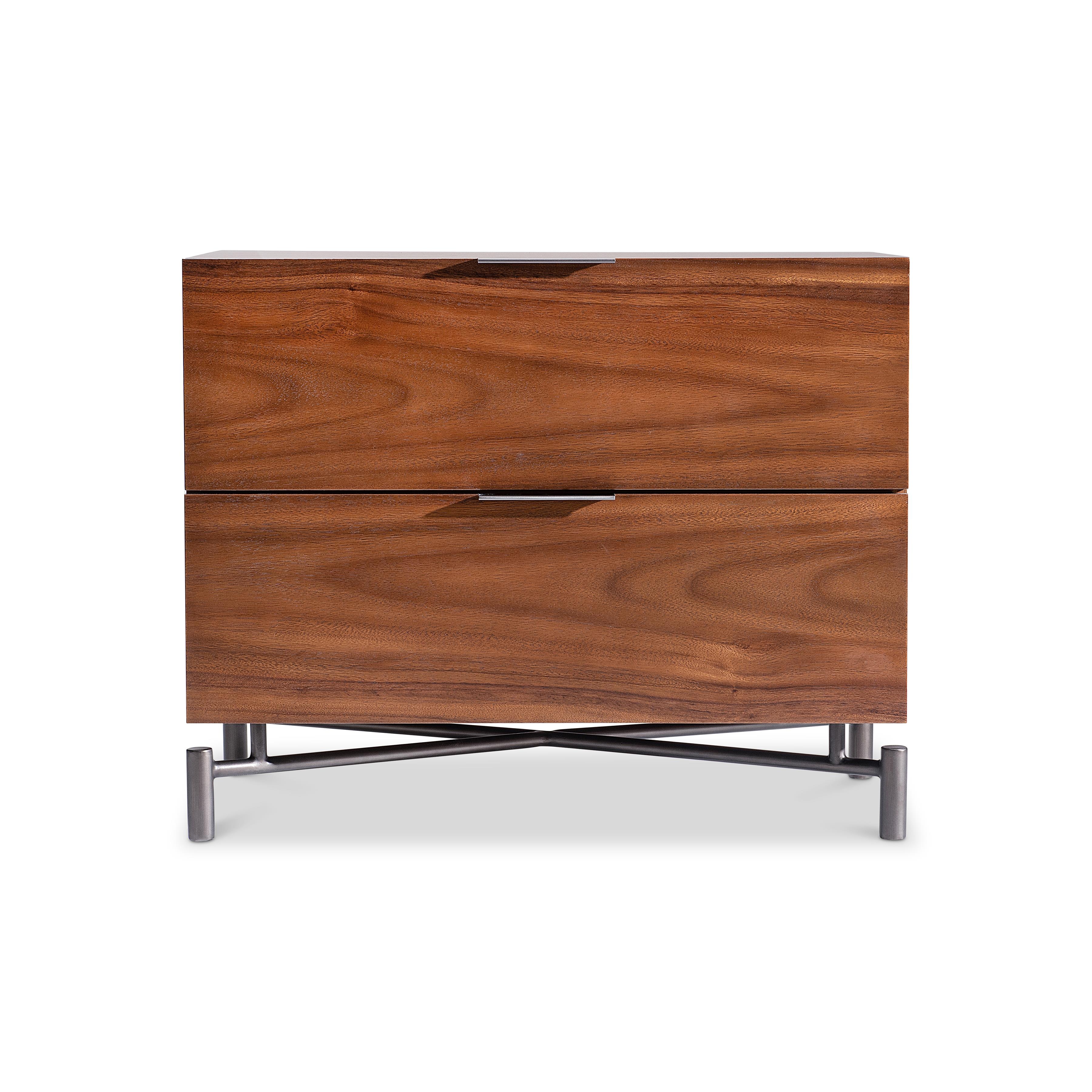 Brasea 2 Drawer Nightstand