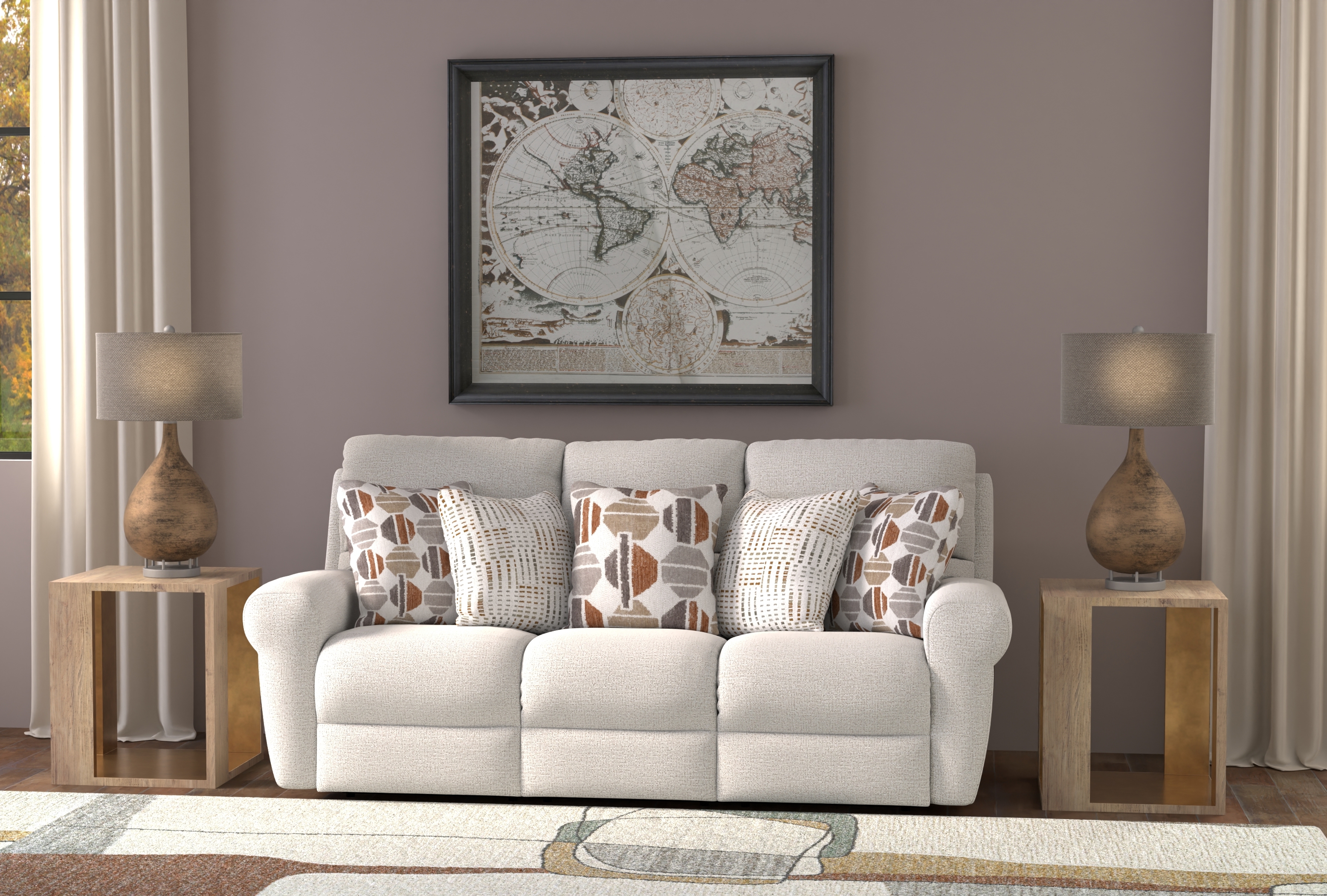 Catnapper Kellen Lay Flat Power Reclining Sofa