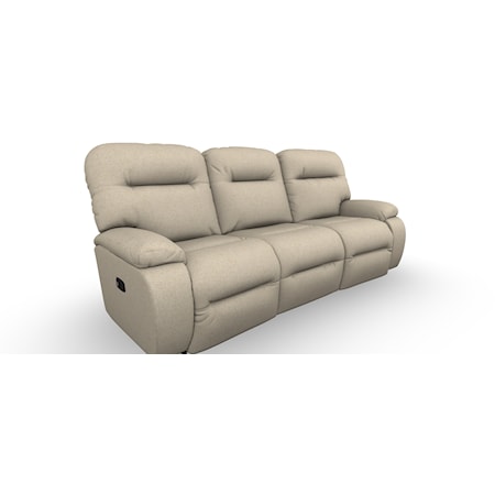 Power Recline Space Saver Sofa w/ Headrests
