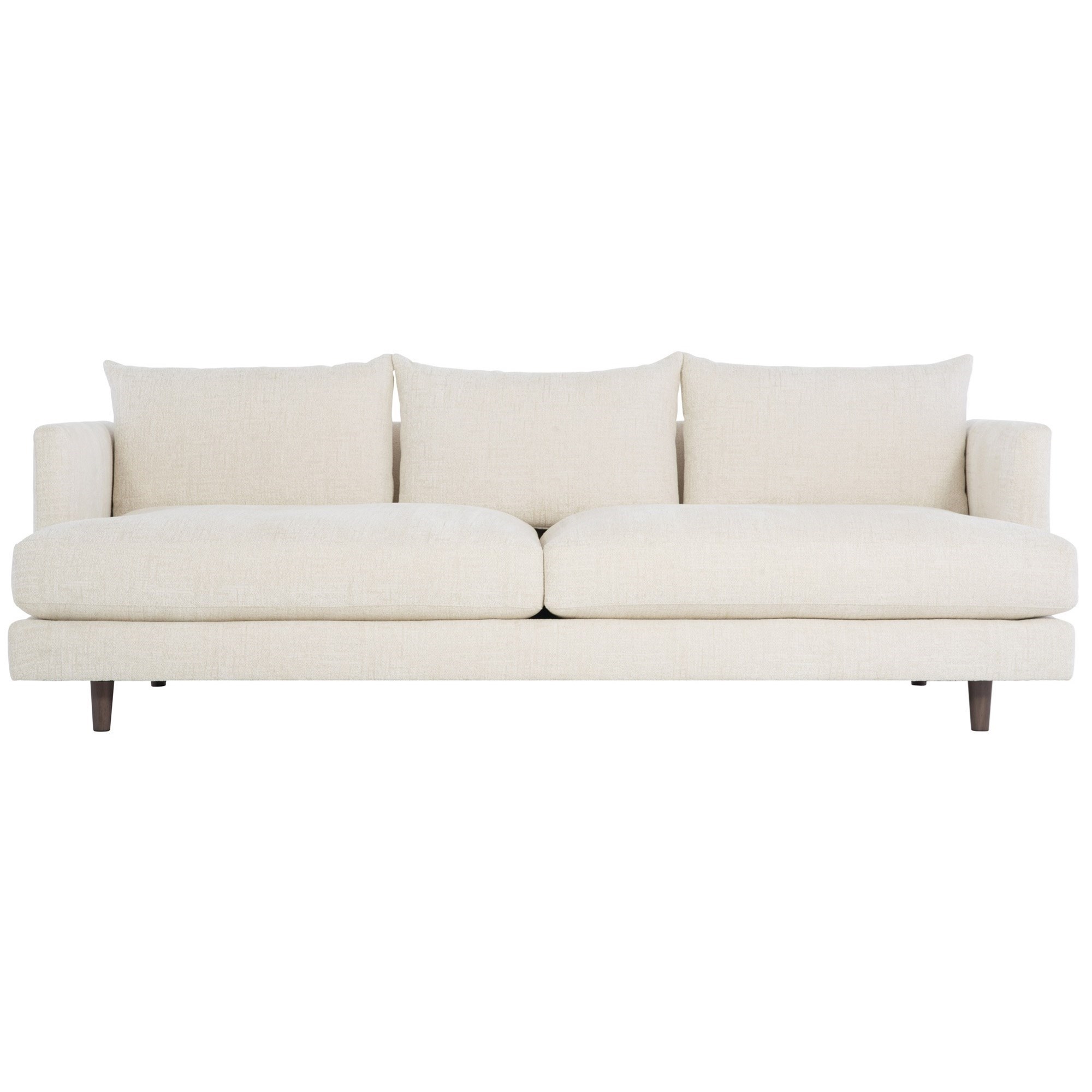 Bernhardt Colette Mid-Century Modern Sofa with Down Seat Cushions