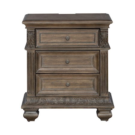 3-Drawer Nightstand