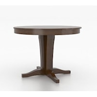 Customizable 36" Round Wood Table