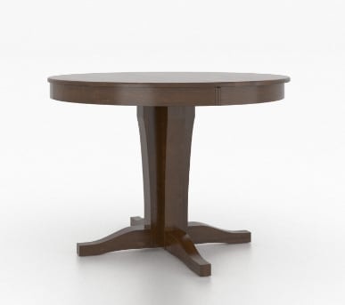 Customizable 36" Round Wood Table