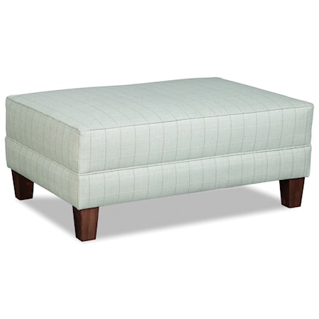 Custom Small Rectangular Cocktail Ottoman