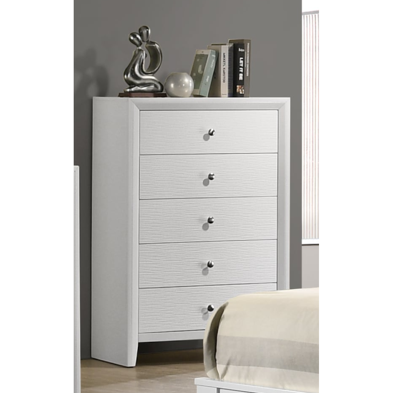 Crown Mark Evan 5-Drawer Bedroom Chest