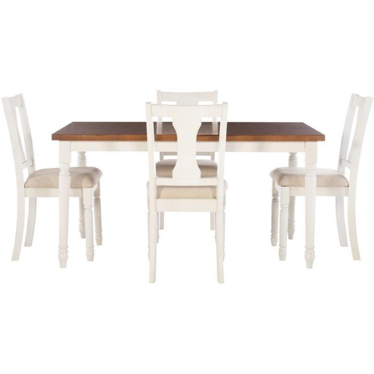 Powell Willow 5-Piece Dining Set