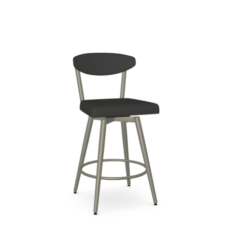 Upholstered Counter Height Swivel Stool