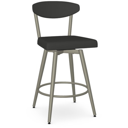 Upholstered Counter Height Swivel Stool