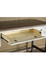 International Furniture Direct Pueblo 4-Drawer Writing Desk