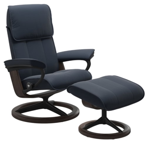 Large Reclining Chair with Signature Base