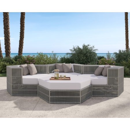 4-pc. Hex Lounge Modular Seating Group