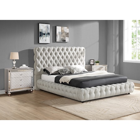 Upholstered Bed - Queen