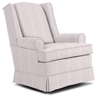 Skirted Swivel Glider Chair