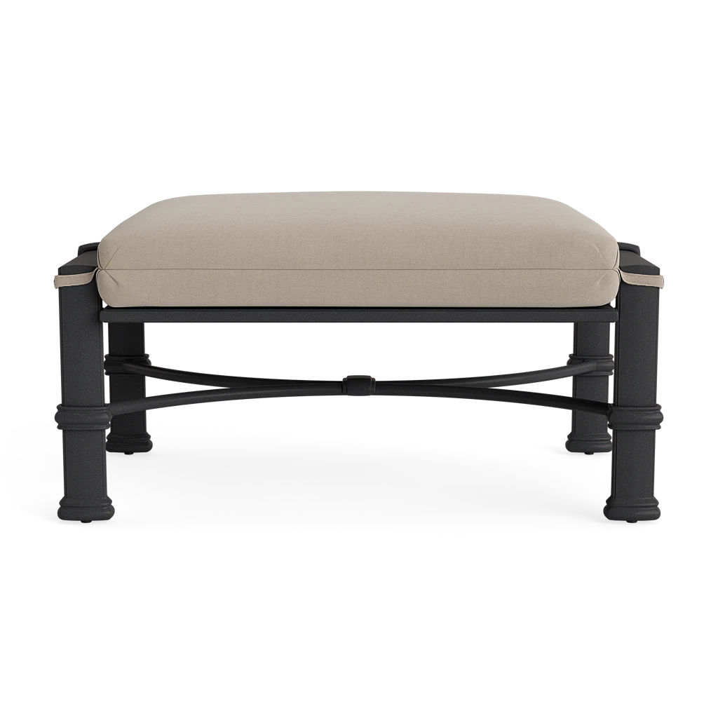 Cushioned Chair Ottoman w/X-Trestle