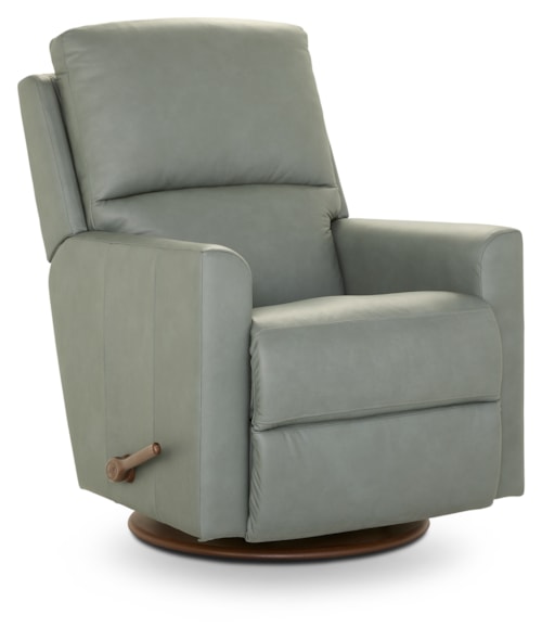 Casual Gliding Recliner with No-Gap Footrest