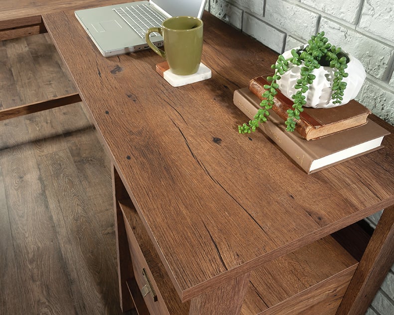 Trestle L-Shaped Desk