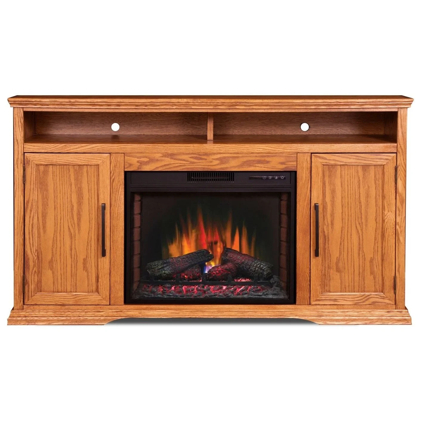 Legends Furniture Colonial Place Casual 2Door 66" Fireplace Console