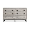 Ashley Vessalli 6-Drawer Dresser