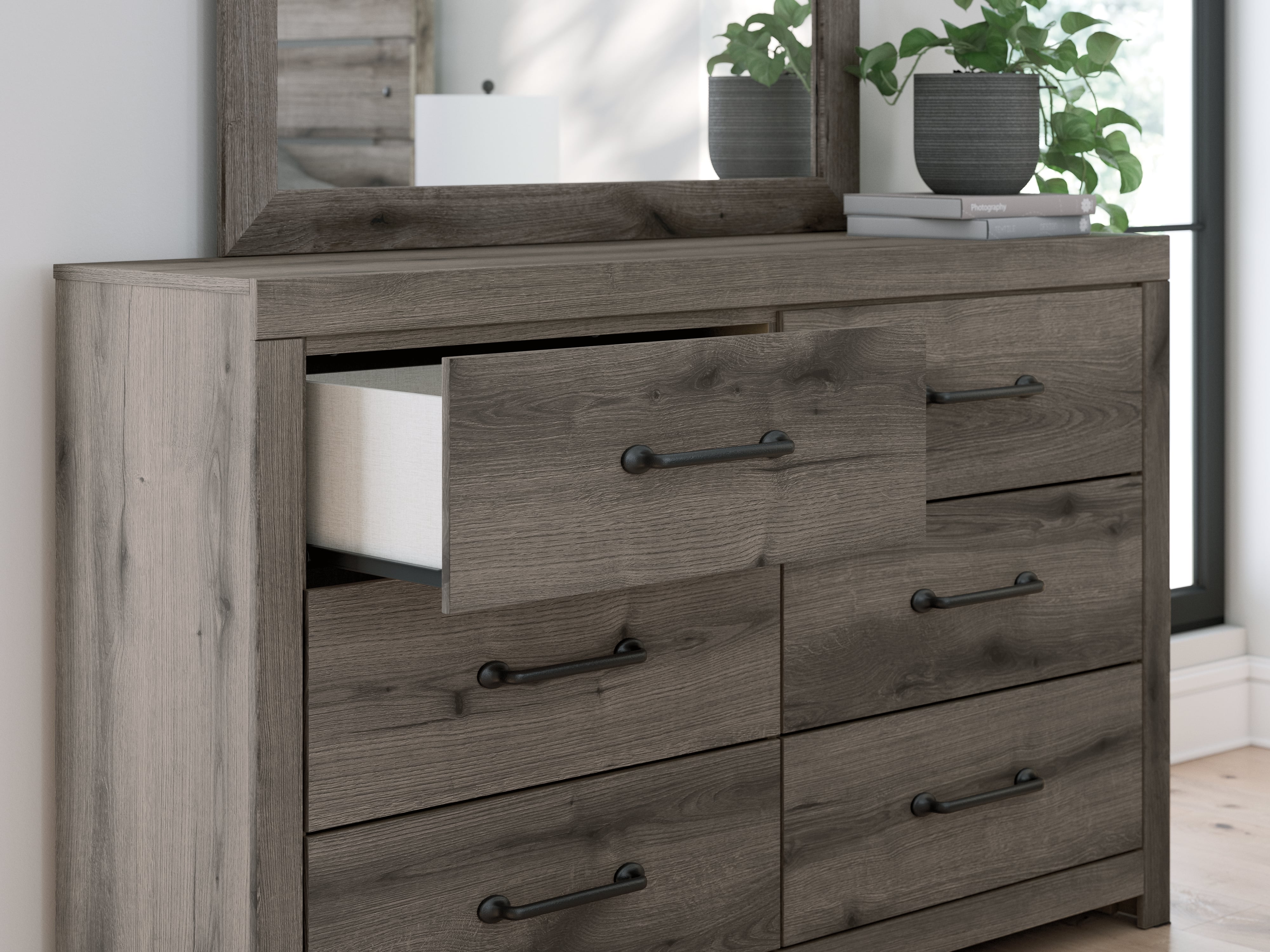 Signature Design by Ashley Graystorm Dresser And Mirror