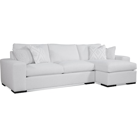 Memphis Two Piece Chaise Sectional Sofa