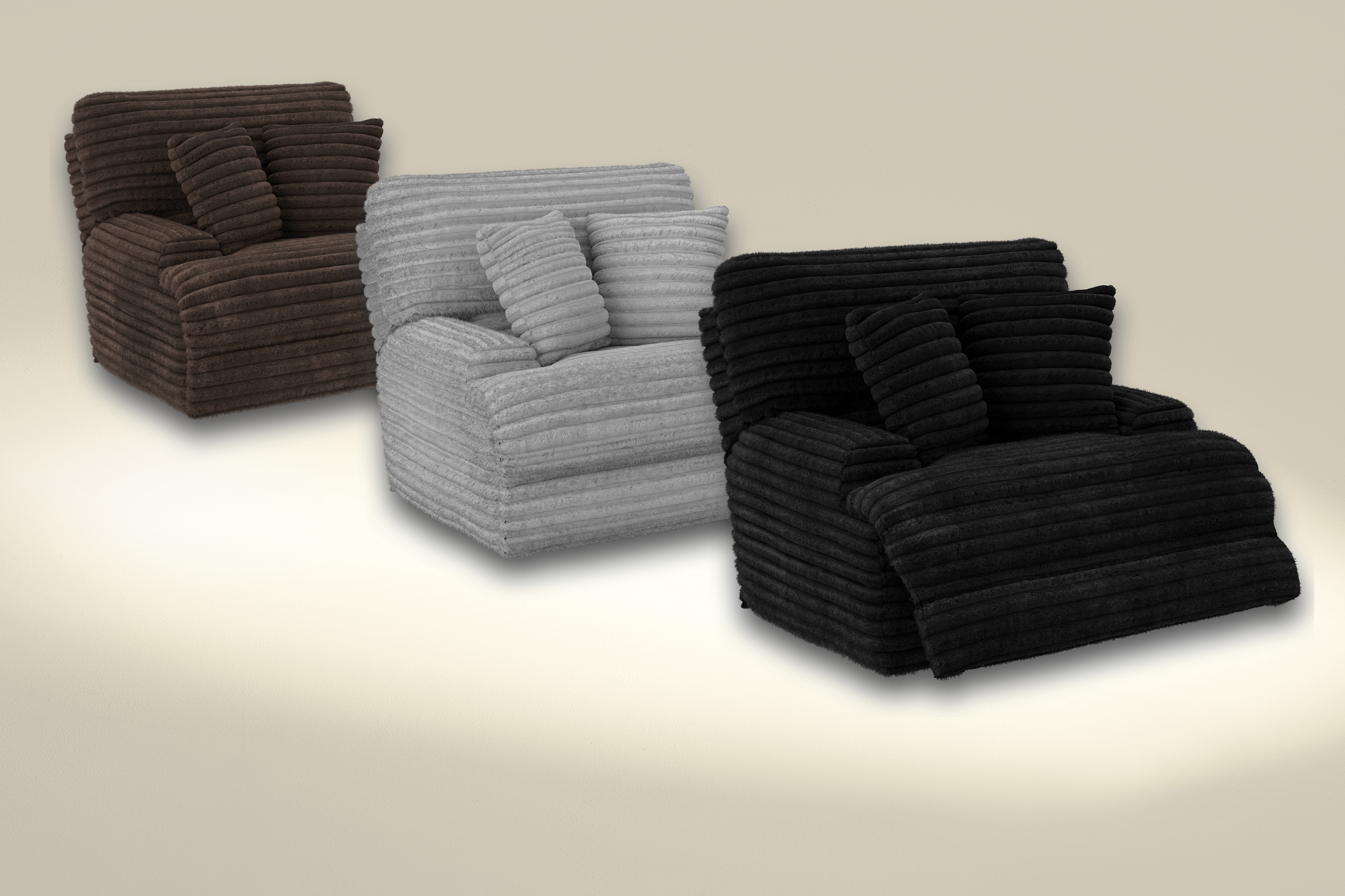 Power Headrest Deep Seat Recliner