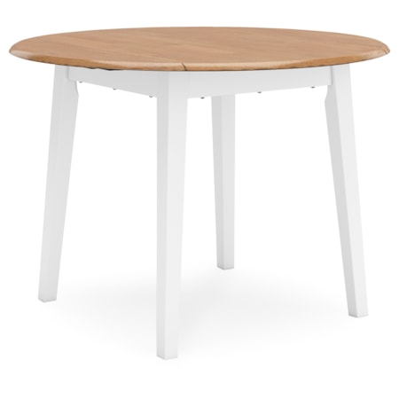 Round Drop Leaf Table