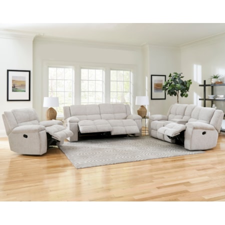 3-Piece Manual Reclining Living Set