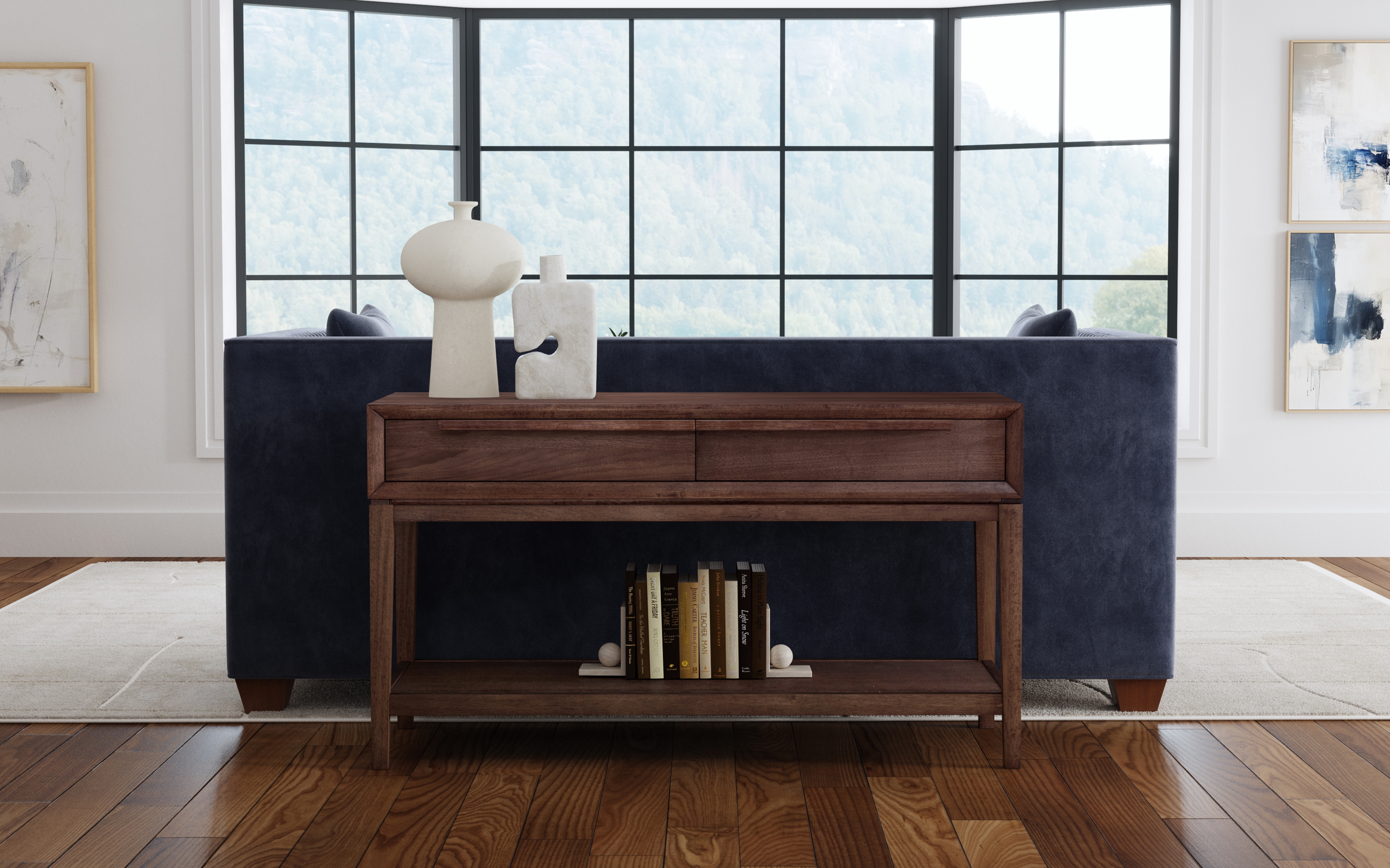 2-Drawer Sofa Table
