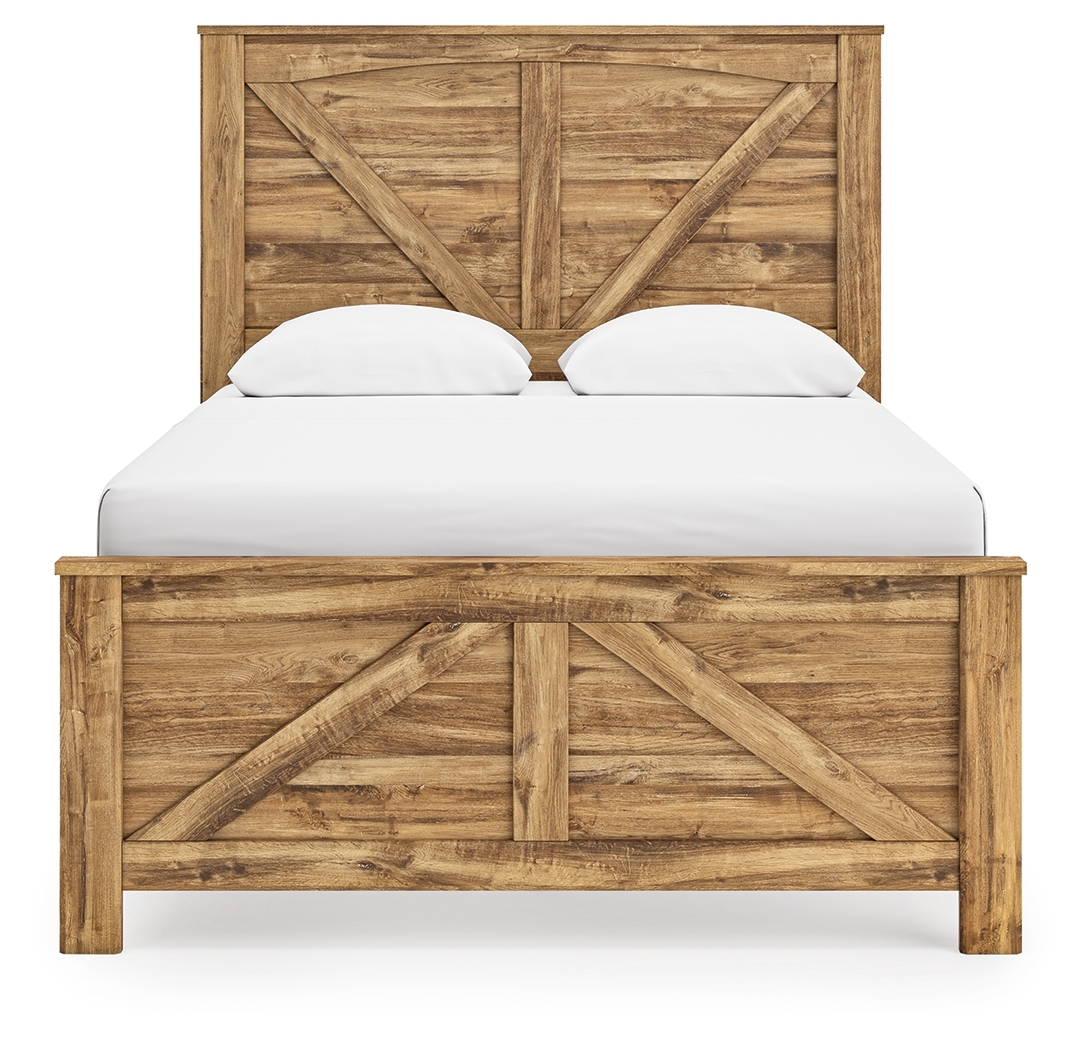 Queen Crossbuck Panel Bed