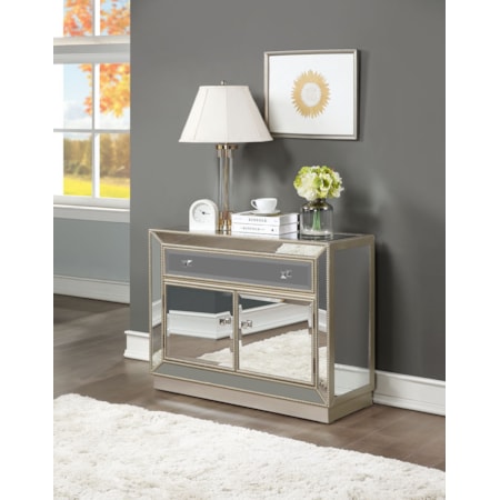One Drawer Two Door Cabinet