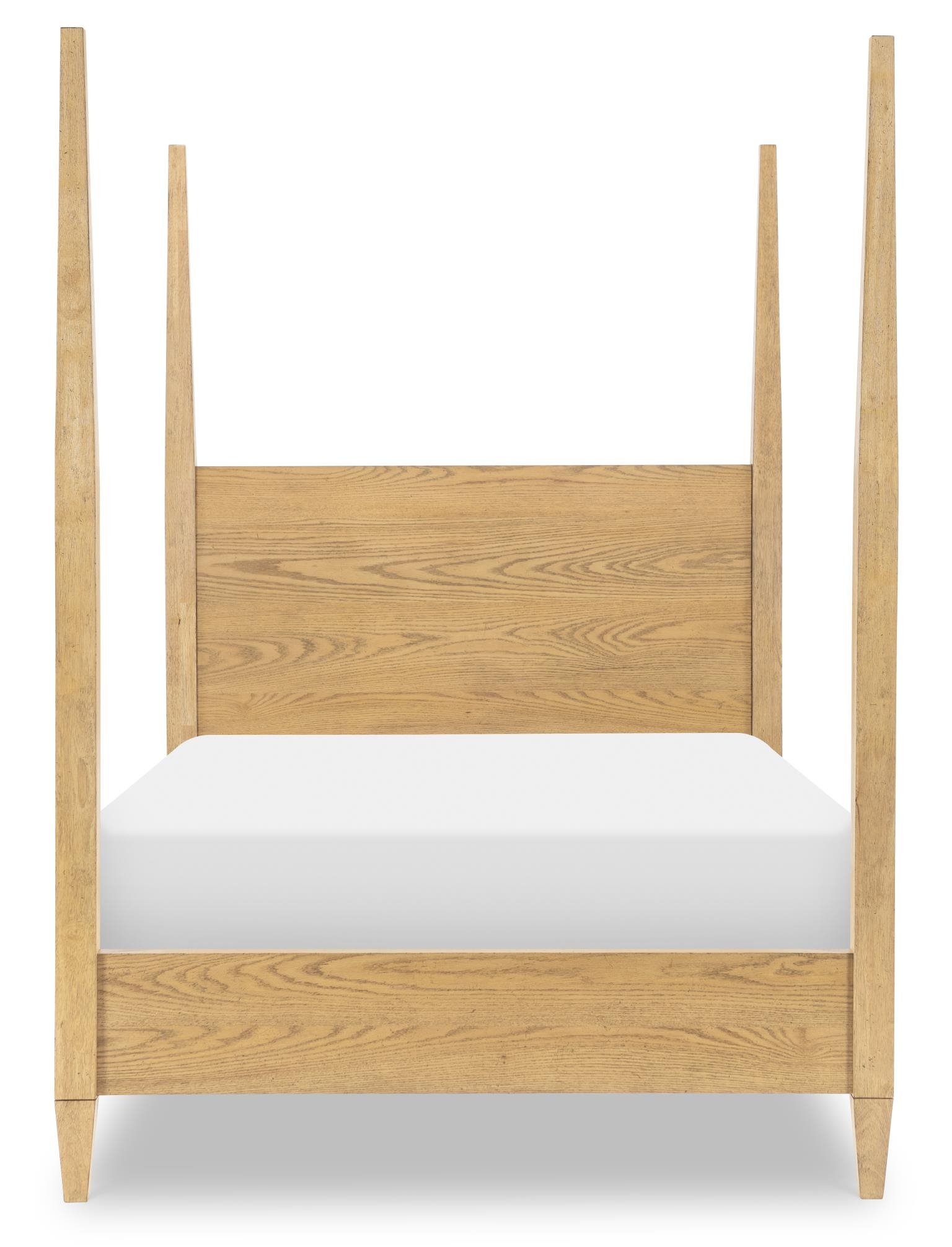 Complete Poster Bed Full 4/6 Natural Hickory