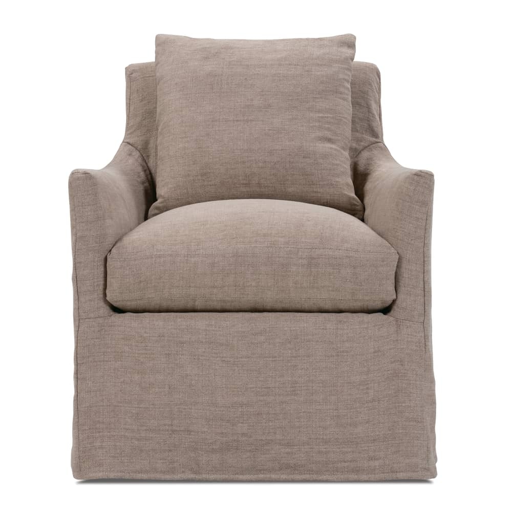 Rowe Ingrid Slipcovered Swivel Glider