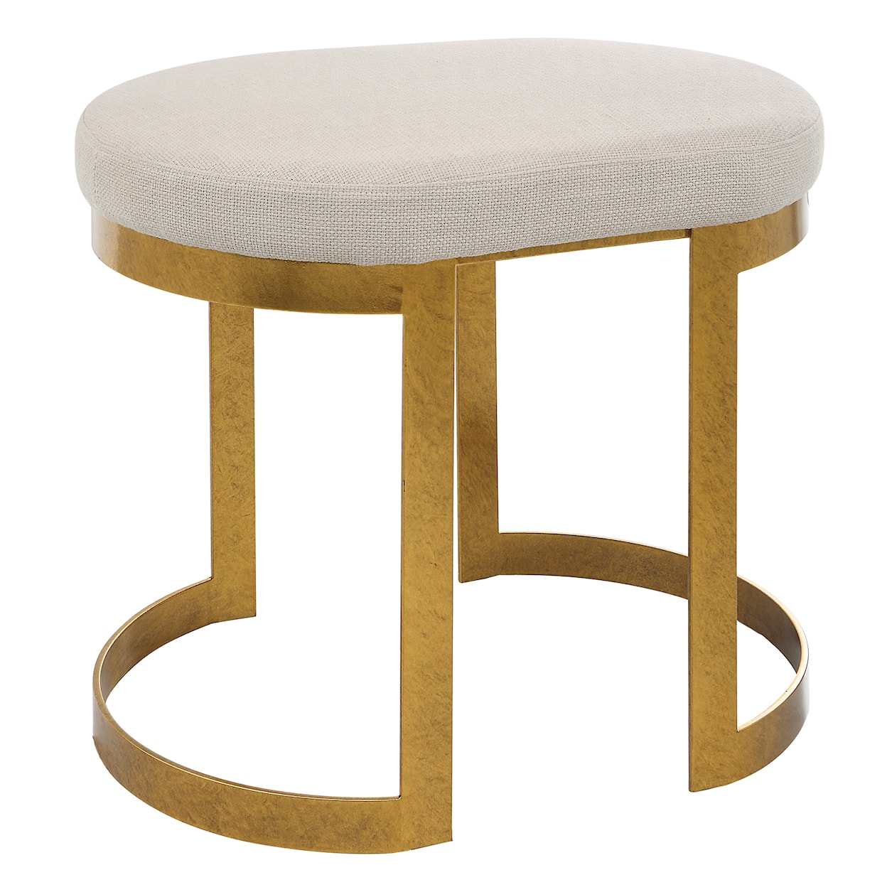 Uttermost Infinity Infinity Gold Accent Stool