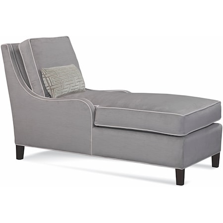 Transitional Chaise Lounge
