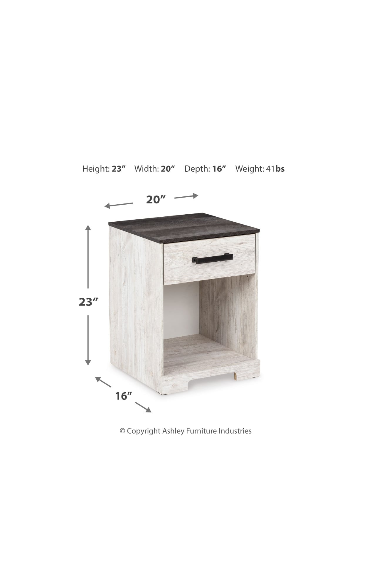 Signature Design by Ashley Shawburn 1-Drawer Nightstand