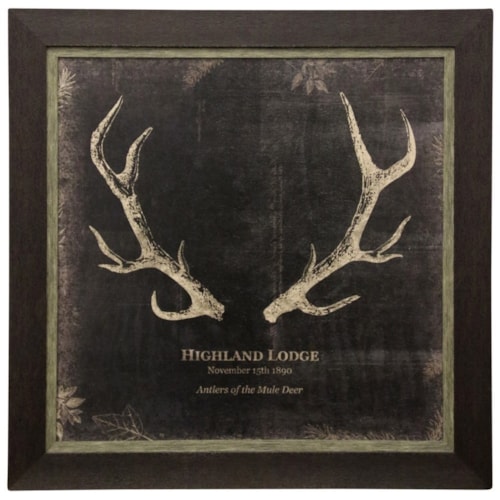 Framed Textured Print