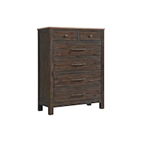 Transitional Six-Drawer Chest