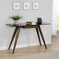 Transitional 48" Writing Desk with Drawer